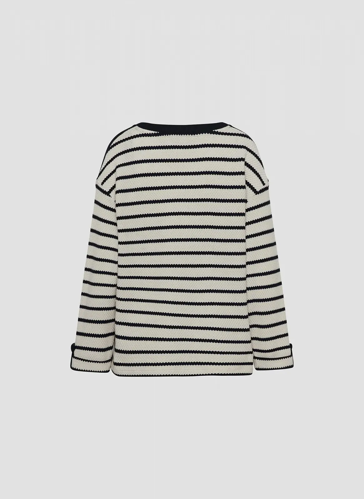 Свитшот LeComte В полоску Бежевый, фото №3