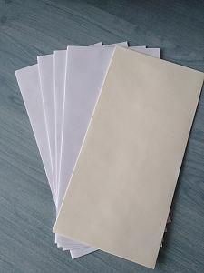 Белые бумажные конверты для открыток размером 22×11 см. Упаковка по 10 шт. synthetic.ua - Фото 1
