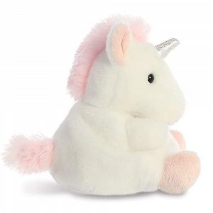 Мягкая игрушка Aurora Palm Pals Sassy Unicorn 33482 13 см Белый и Розовый synthetic.ua - Фото 1
