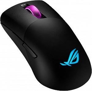 Ігрова бездротова миша ASUS ROG Keris Wireless / Bluetooth / Радіоканал / USB / ROG Sensor / 16000 DPI / 7 кнопок / RGB підсвітка / Чорна synthetic.ua - Фото 1