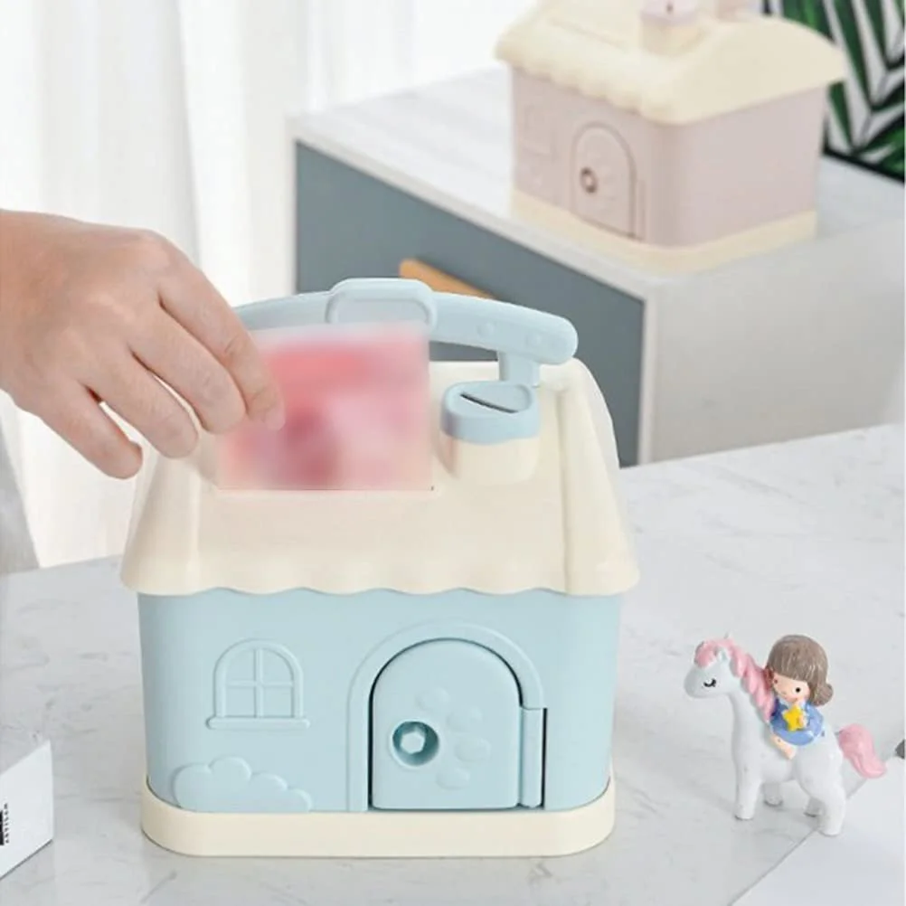 Скарбничка-будиночок Cartoon House DIY з 3D-наклейками, фото №8