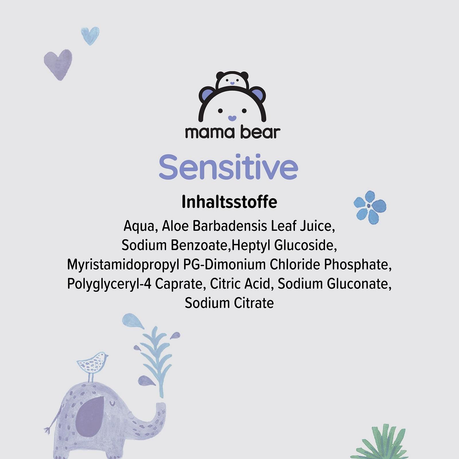 Серветки дитячі Mama Bear Sensitive, 1008 штук, фото №6
