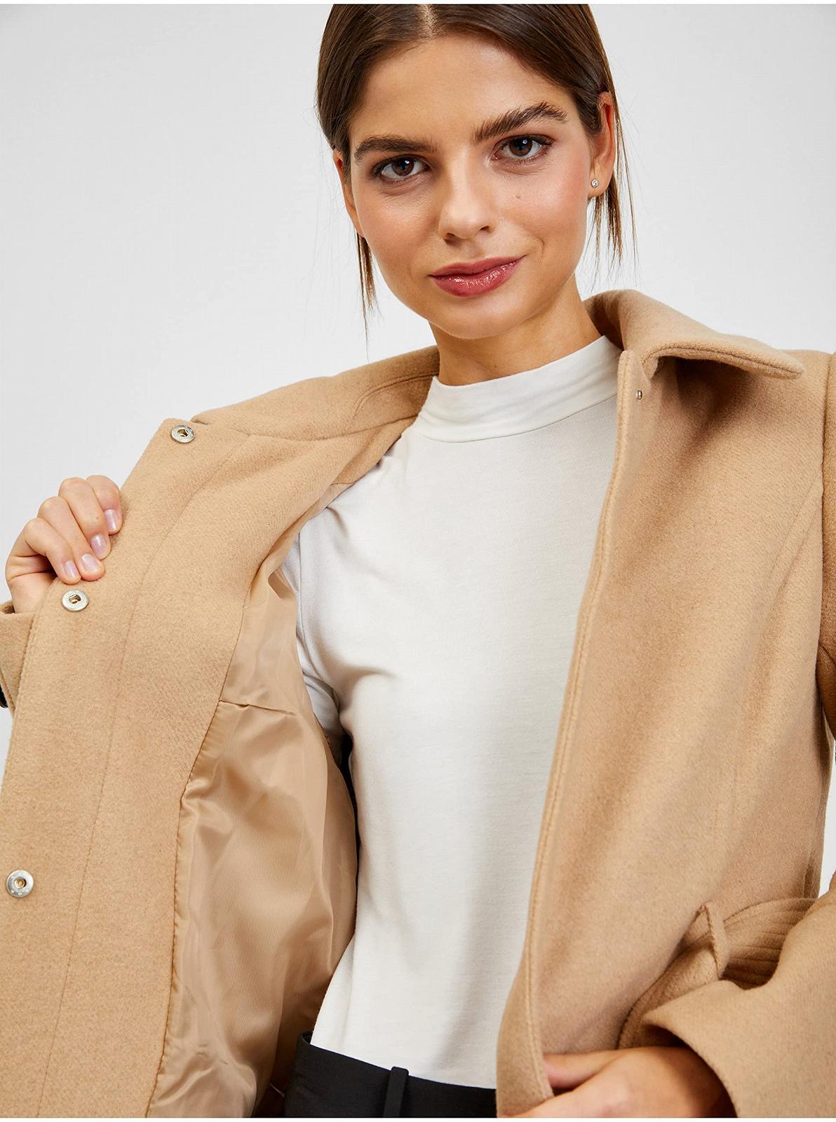 Пальто ORSAY зимнее с шерстью Бежевый, фото №5 Пальто ORSAY зимнее с шерстью Бежевый, фото №5