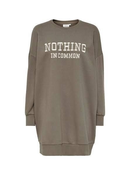 Світшот ONLDORA LIFE KNOW/NOTHING L/S BOX SWT 15246770-Walnut-Print:NOTHING ONLY L, фото №1