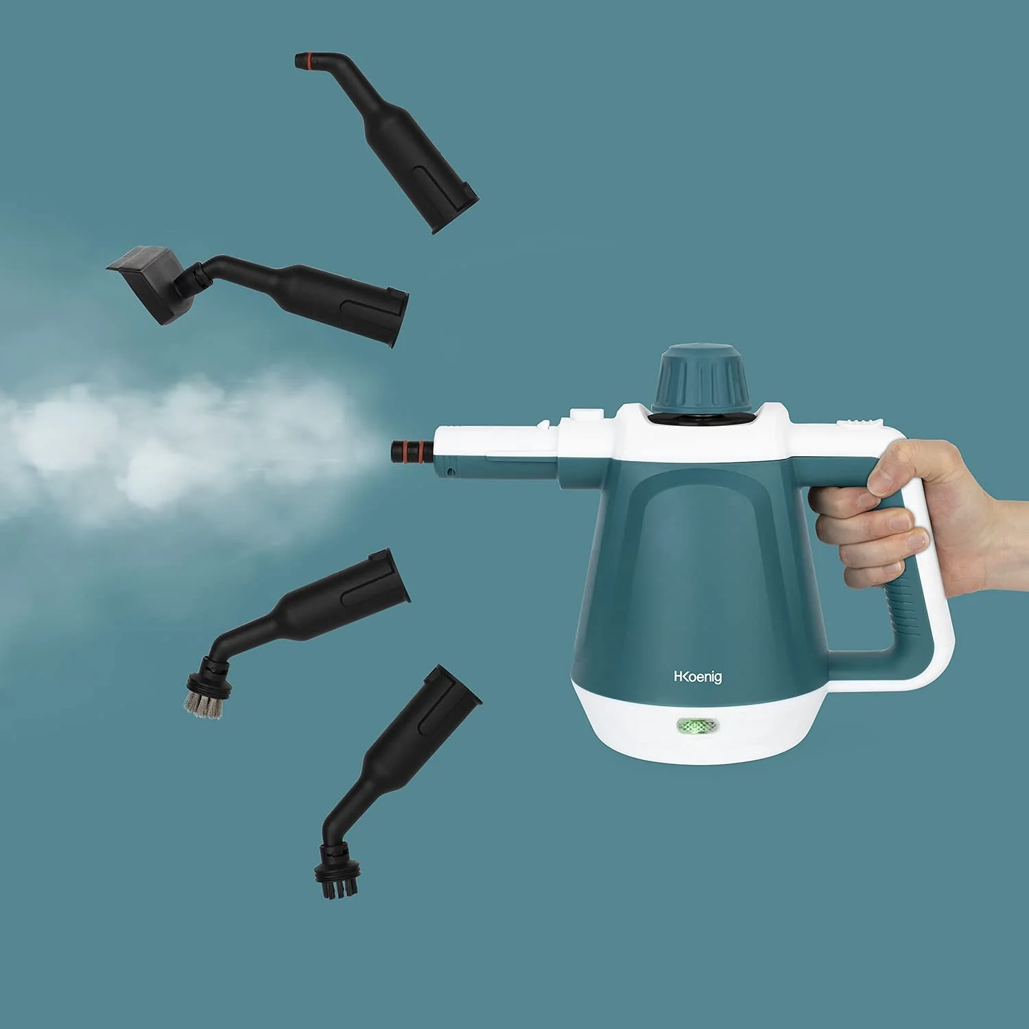Пароочиститель ручной H.Koenig NV680 3.5 Bar 40 g/min 13 аксессуаров, фото №8