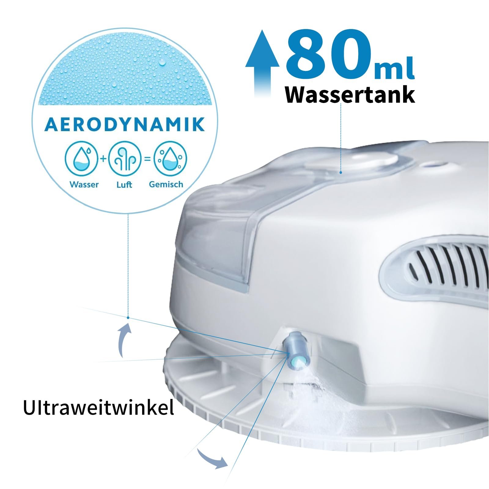 Робот для мойки окон HUTT C7 с функцией распыления HUTTHINK 5.0, интеллектуальное управление частотой и планирование маршрута, резервуар для воды/моющего средства 80 мл, быстрая скорость очистки 0.05 м/с, безопасный аккумулятор, фото №2