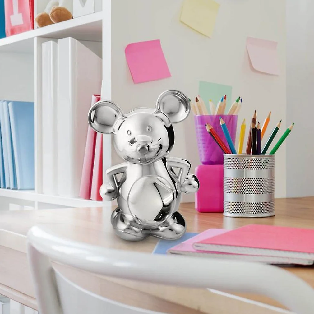 Скарбничка EDZARD Mouse посріблена 19 см, фото №3