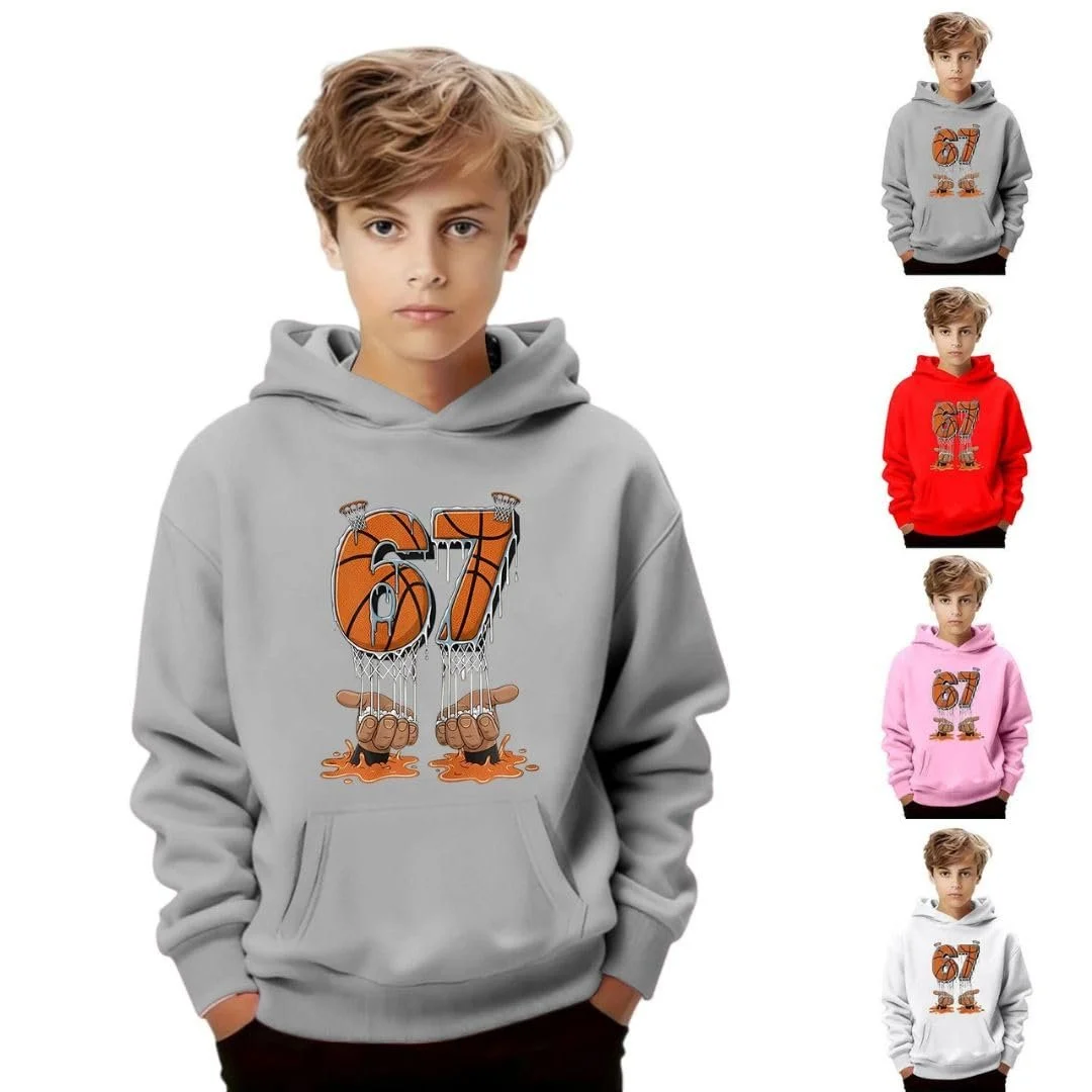 Худі Generisch Різдвяний 67 Funny для хлопчиків і дівчаток, фото №1