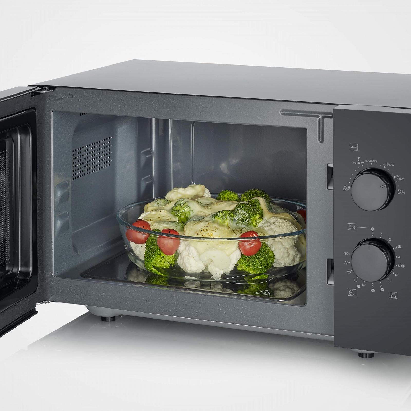 Микроволновая печь Severin S-Wave MW 7782 25 л 900 Вт без поворотного стола Черная/Нержавеющая сталь, фото №4