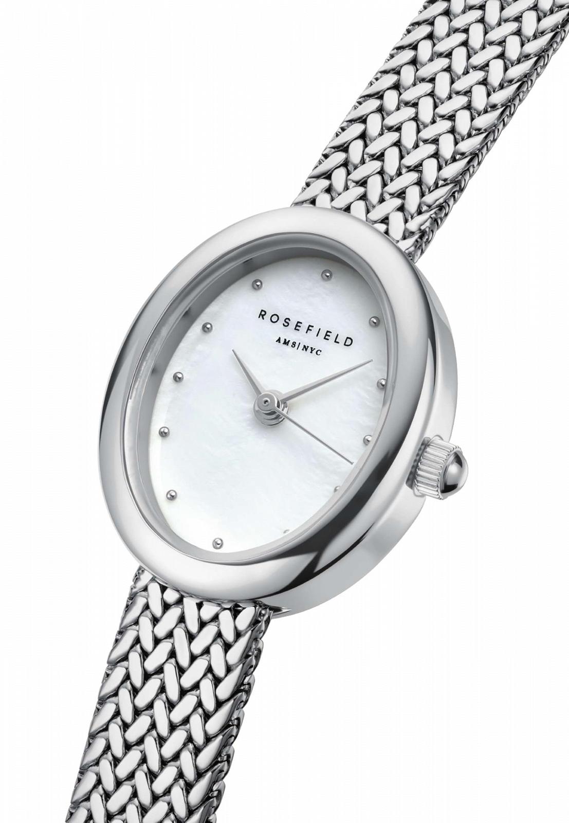 Часы Rosefield Mini Oval Silver MWSMS-M05, фото №3 Часы Rosefield Mini Oval Silver MWSMS-M05, фото №3