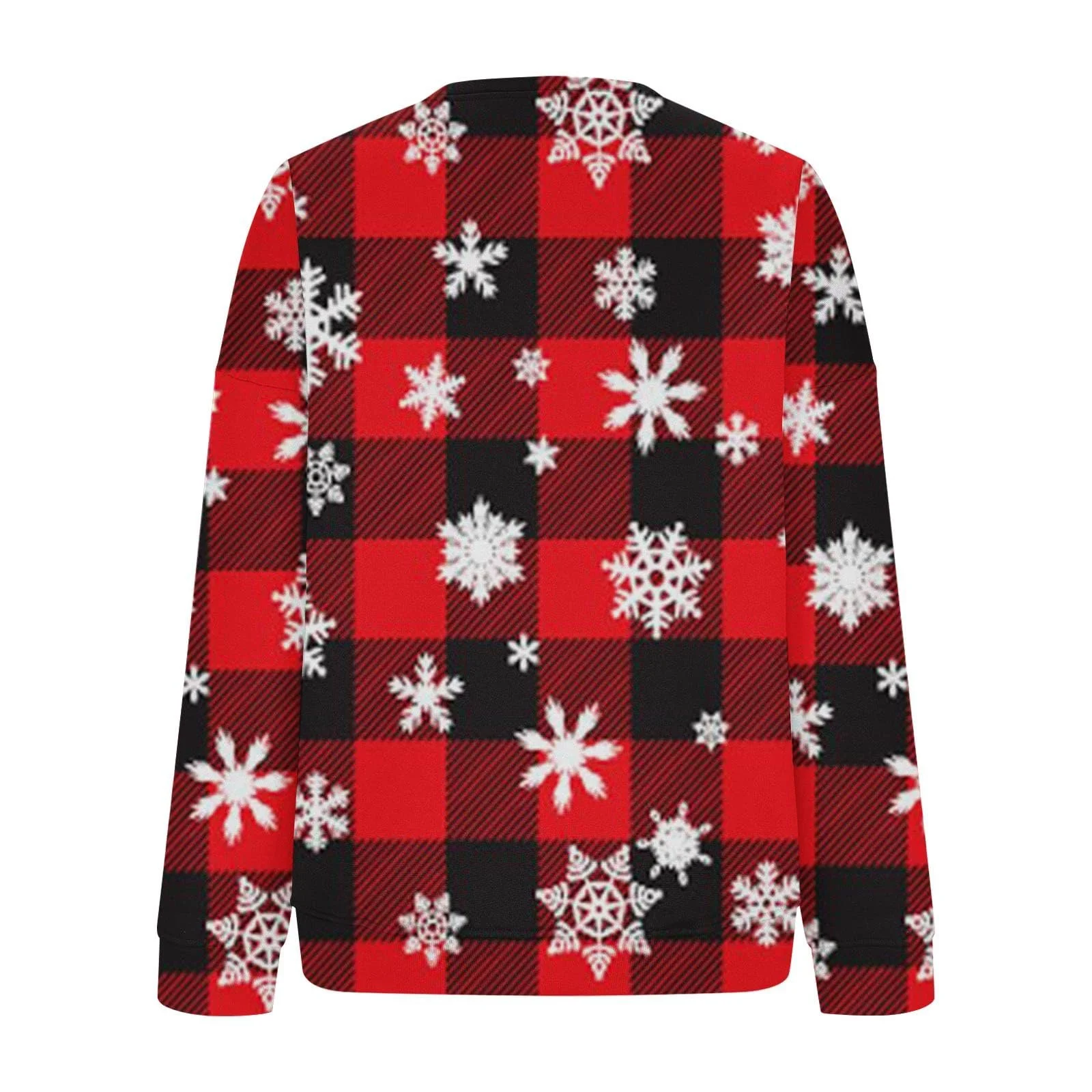 Жіночий Світшот Різдвяний Принт Довгий Рукав, фото №5 Жіночий Світшот Різдвяний Принт Довгий Рукав, фото №5