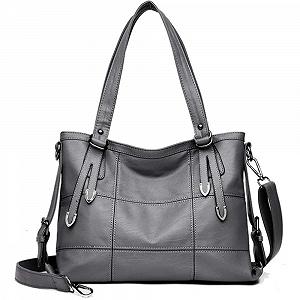 Сумка з ручками Rullar Classic Large Shopper зі штучної шкіри, клаптикова, жіноча - Фото 1