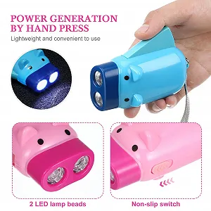 Ручний ліхтарик Veemoon 3 x Мультяшний Портативний електричний Матеріал зі стабільною продуктивністю Зносостійкий Ударостійкий Інноваційний дизайн Маленький synthetic.ua - Фото 1
