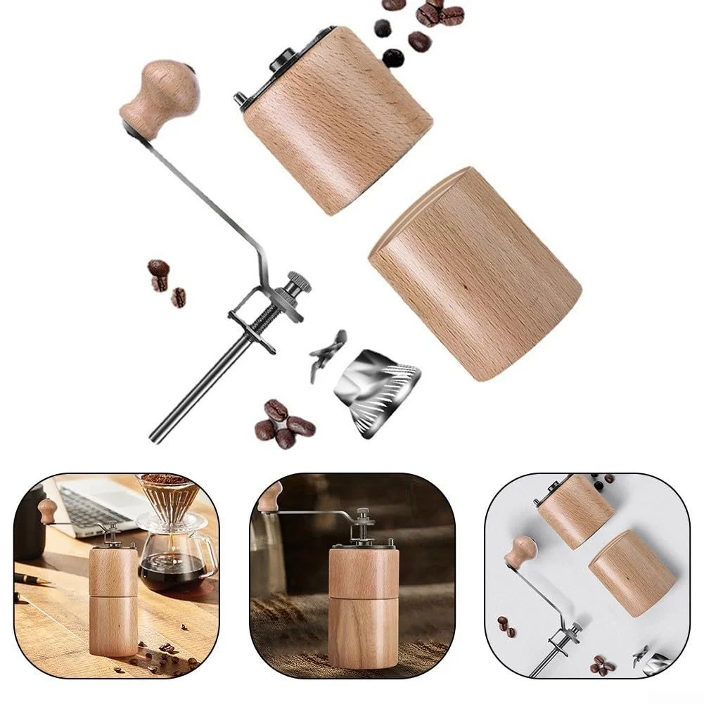 Ручная кофемолка Деревянная с регулируемыми параметрами помола, фото №3