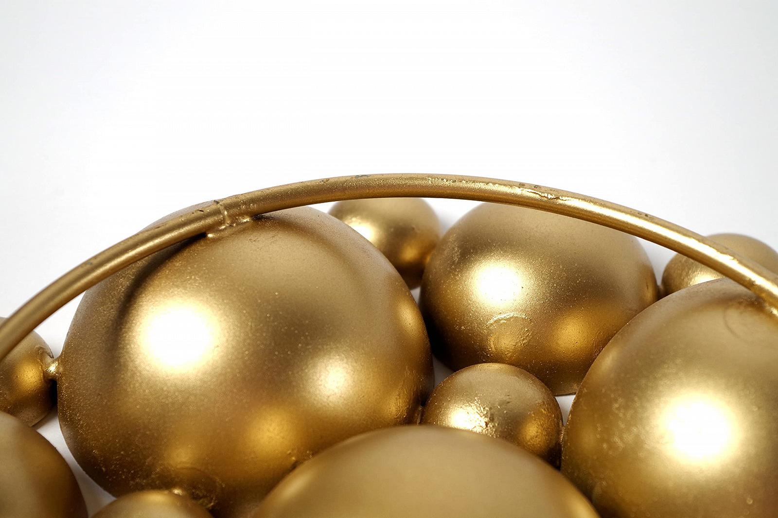 Подсвечник Kobolo Decorative Bubble металлический в золотом и бронзовом цвете, фото №4