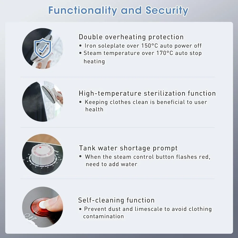 Отпариватель Bamboosang 1400 W 95 г/мин 1.6 л, фото №7 Отпариватель Bamboosang 1400 W 95 г/мин 1.6 л, фото №7