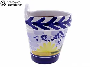 Горшок подвесной Ceramic Diamond D125 керамический 13,5 x 12 x 16 см цена на synthetic.ua - Фото 1 Горшок подвесной Ceramic Diamond D125 керамический 13,5 x 12 x 16 см synthetic.ua - Фото 1