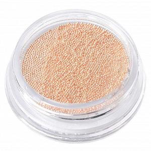 Украшения для ногтей Бисер из нержавеющей стали Мини Rose Gold Caviar DIY Инструмент для ногтей 0.6 мм - Фото 1