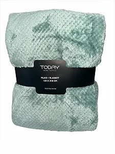 Покривало Today Home Cuddly 150 x 200 см, м'ятний, 100% поліестер - Фото 1