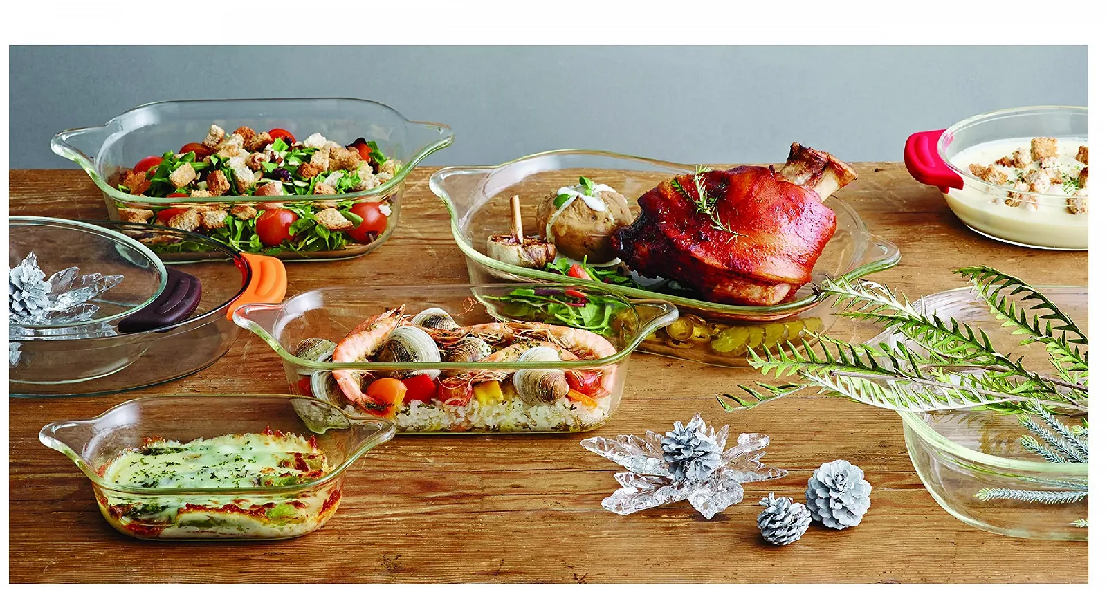 Форма для запекания Lock & Lock LLG583 Стеклянная Прозрачная 2.8 L, фото №4