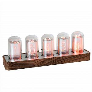 Годинник LED Nixie ClocTeck, Цифровий годинник Nixie Tube, Годинник Nixie Tube, WiFi синхронізація, Будильник, Формат 12/24 години - Фото 1