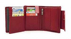 Кошелек Женский из Кожи Genuine Leather Classic Red, красный synthetic.ua - Фото 1