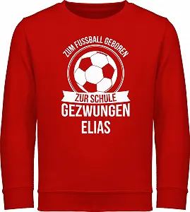 Світшот Shirtracer Дитячий для хлопчиків і дівчаток Born to School Forced to Football - Фото 1