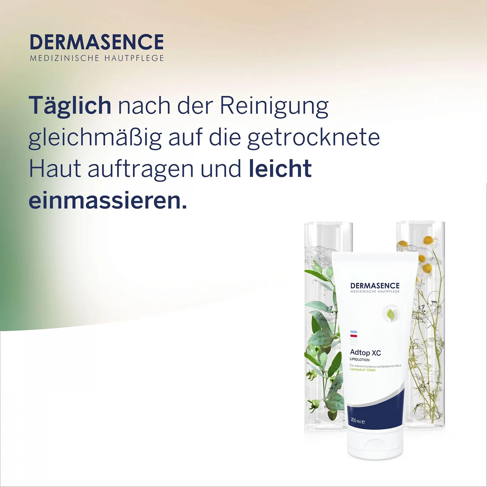 Лосьон для тела DERMASENCE Adtop XC Lipid 200мл для очень сухой и чувствительной кожи, снимает зуд и напряжение с растительными маслами, без запаха, веганский, для взрослых и детей, фото №5