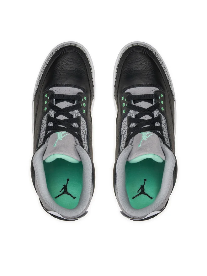 Кроссовки Air Jordan 3 Retro Черный/Серый Размер 41, фото №5