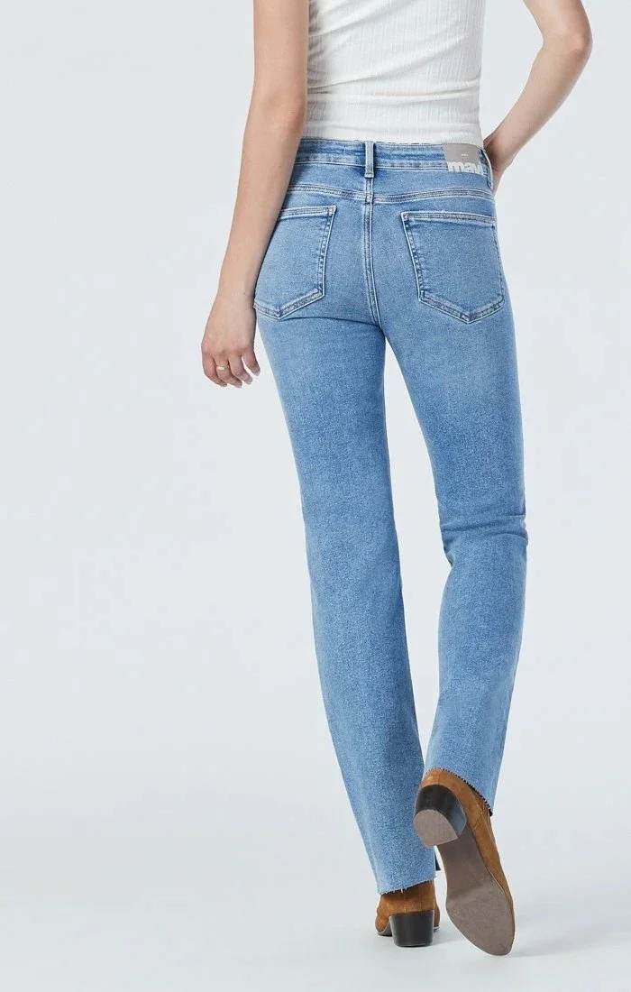 Жіночі джинсові штани MAVI MARIA SLIT Mid Blue Str - 25, фото №4