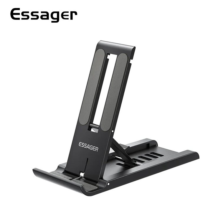 Держатель-стойка Sailing Desktop ESSAGER для телефону чорний, фото №1