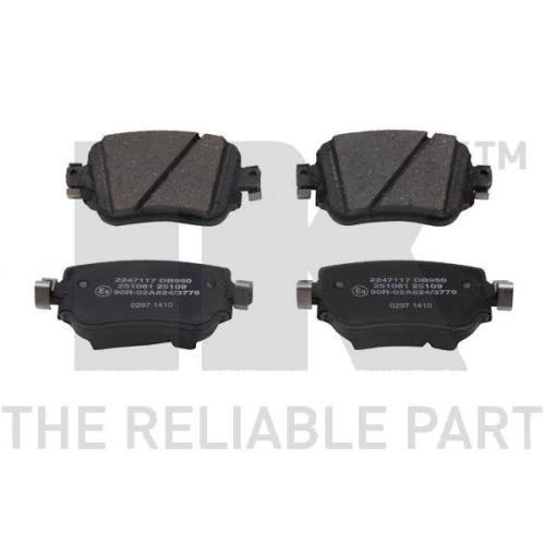 Гальмівний диск NK 2047146 для AUDI SEAT SKODA VW Передня вісь, фото №5