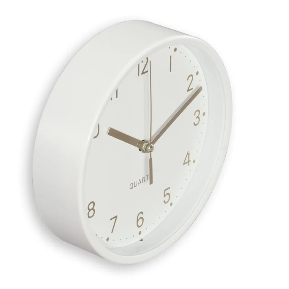 Настольные часы Hama Madeira, аналоговые, белые, фото №2