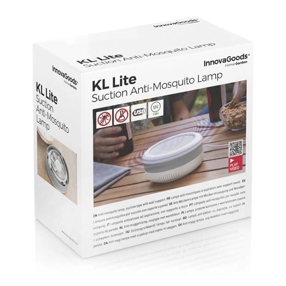 Лампа-отпугиватель комаров InnovaGoods KL Lite 4 UV LED 360-400 нм USB Polypropylene (PP) Цветная, фото №3