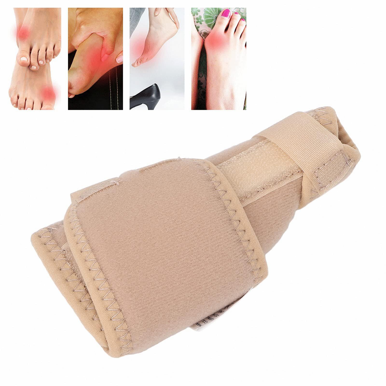 Коректор великого пальця стопи Багатошаровий фіксуючий оксамит для догляду за ногами в домашніх умовах (Права нога), фото №4