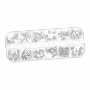 Стразы Healeved Для ногтей Прозрачные Стразы Ювелирные изделия для рукоделия Стразы для украшения ногтей Подвески для ногтей Стразовый клей для ногтей в больших количествах - Фото 1