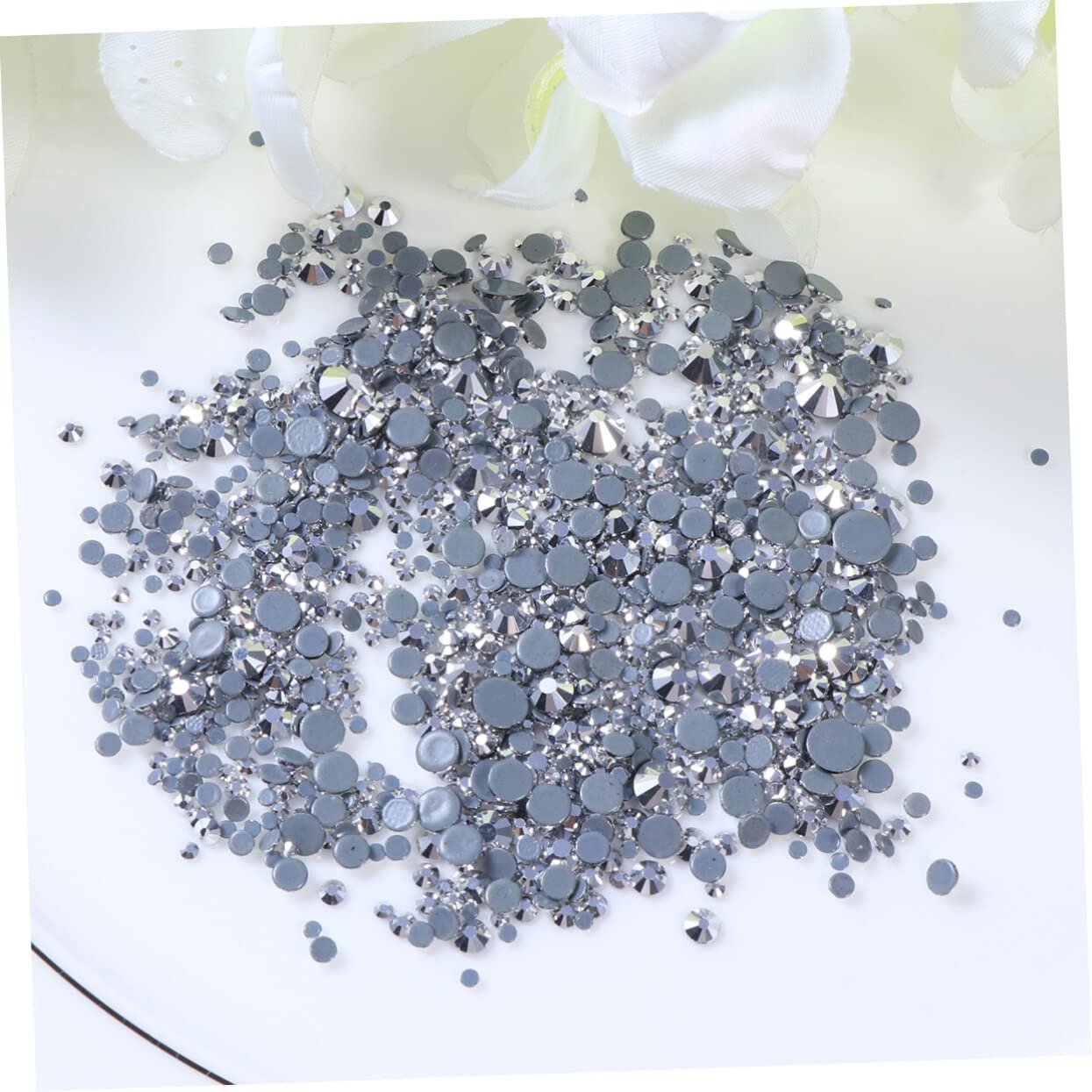 Стразы Плоские COHEALI 1000 шт./набор, Стразы для ногтей, Бриллианты, AB, 3D, фото №6