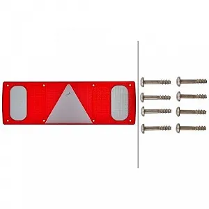 Скло заднього ліхтаря HELLA 9EL 340 208-001 для DAF SCANIA KRONE REISCH synthetic.ua - Фото 1