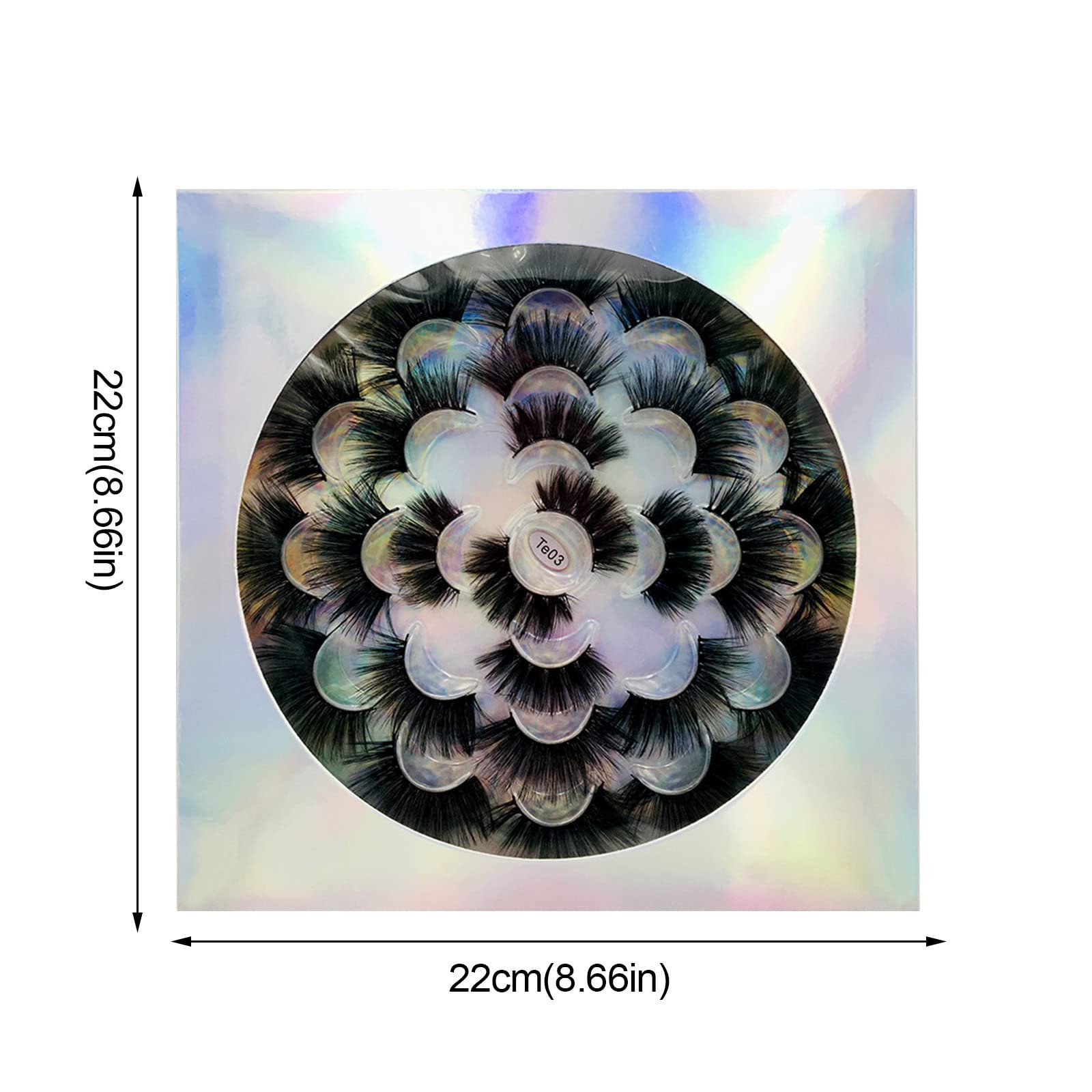 Накладні вії Half, пухнасті штучні вії, нарощування накладних вій, натуральний вигляд, легкі вії для нарощування, вії для нарощування, 3D набір штучних вій, нарощування вій своїми руками, фото №6