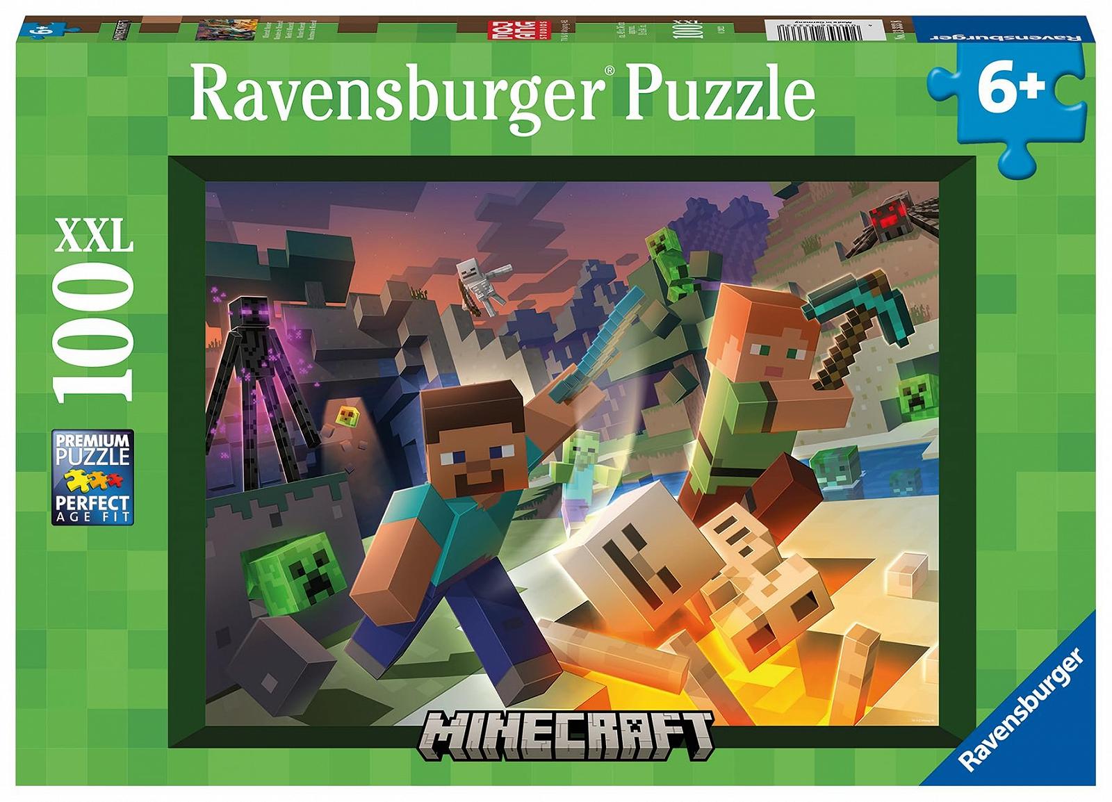 Пазл Ravensburger Minecraft Monster 13333 100 XXL елементів 6+, фото №1