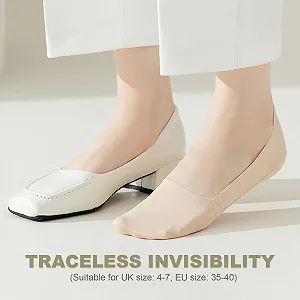 Жіночі невидимі шкарпетки 6 пар synthetic.ua - Фото 1
