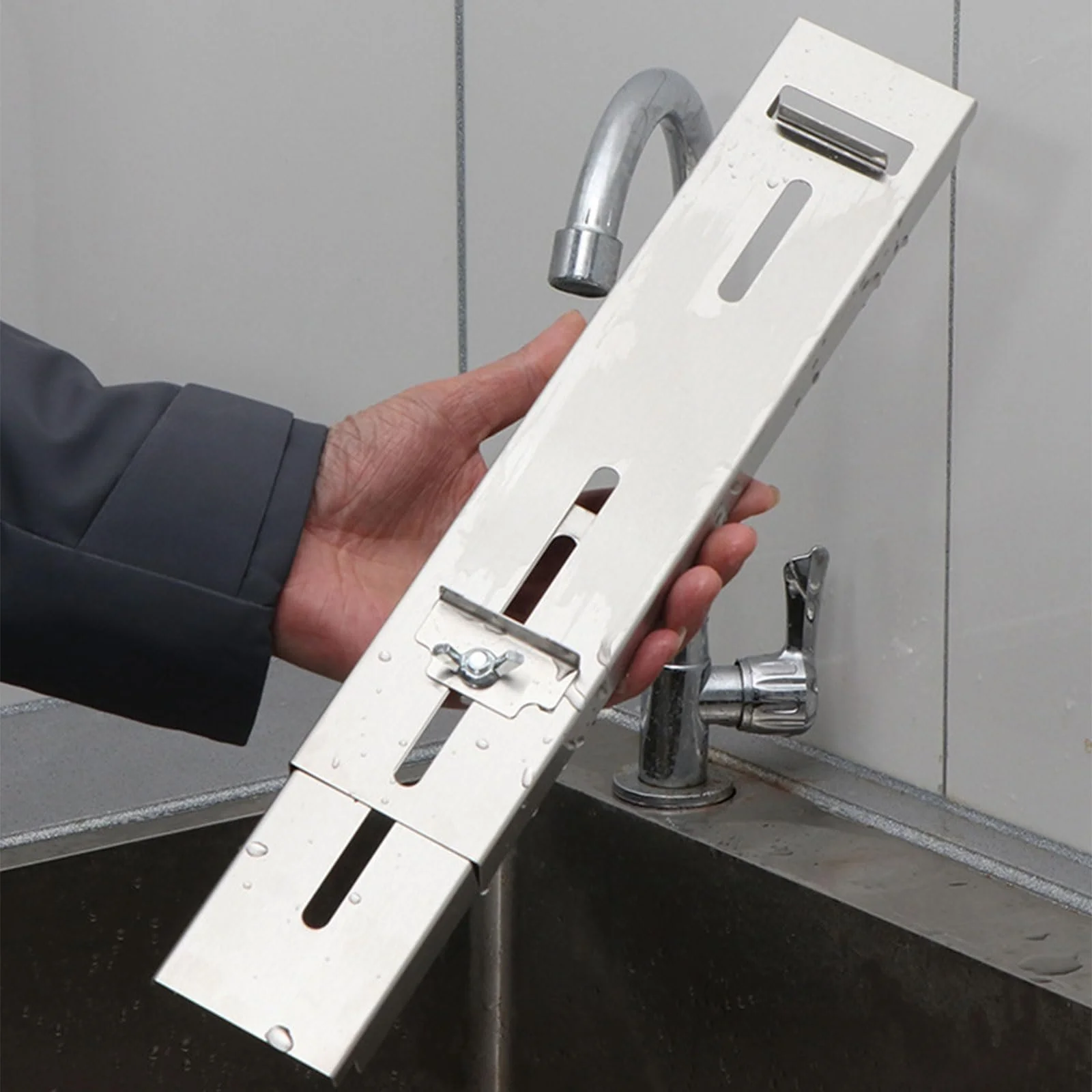 Тримач для точильного каменя на мийку регульований нековзний, фото №6