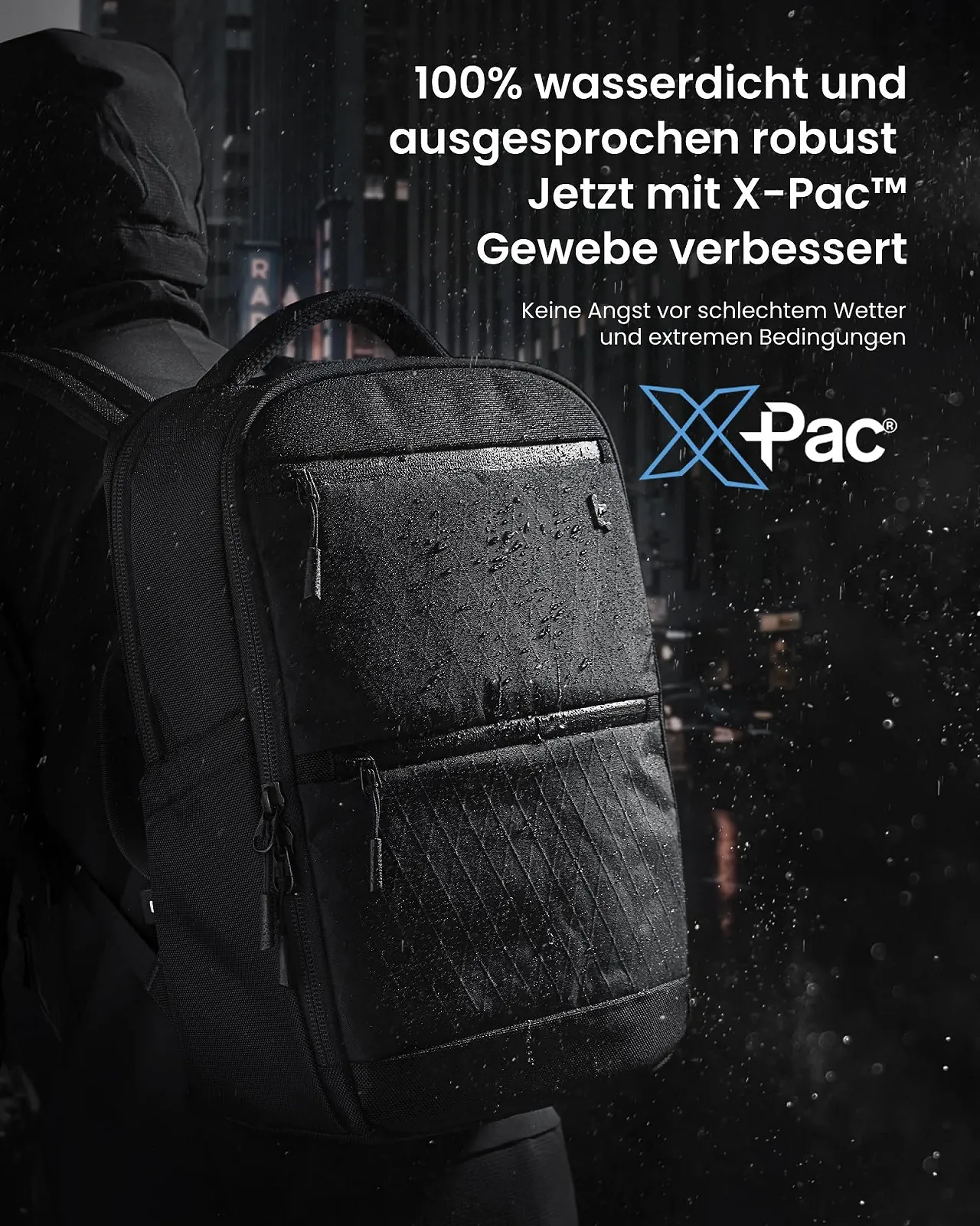 Рюкзак для ноутбука tomtoc X-Pac TechPack-T73 15,6 дюйма 28 л Чорний, фото №4 Рюкзак для ноутбука tomtoc X-Pac TechPack-T73 15,6 дюйма 28 л Чорний, фото №4