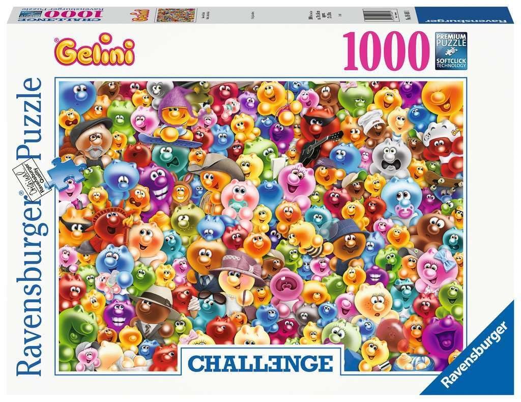Пазл Ravensburger Challenge 1000 деталей, фото №1 Пазл Ravensburger Challenge 1000 деталей, фото №1