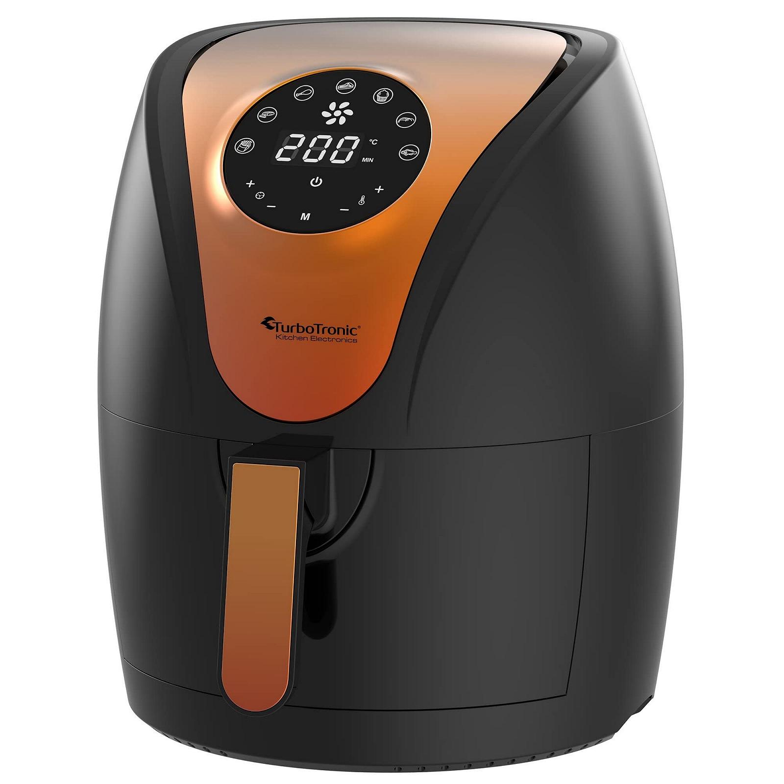 Цифрова Мультипіч TurboTronic 3.5 л 1200 Вт LED 50-200 °C Retro Design Чорна, фото №7
