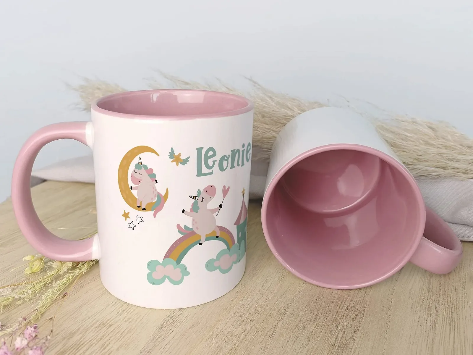 Детская кружка GRAZDesign Unicorn Розовый, керамика, 330 мл, мотив единорога, фото №6 Детская кружка GRAZDesign Unicorn Розовый, керамика, 330 мл, мотив единорога, фото №6