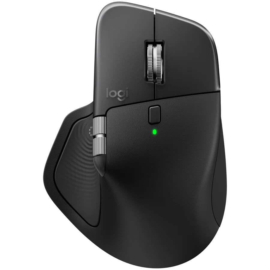 Бездротова миша Logitech MX Master 4 for Mac / Bluetooth / Радіоканал / Darkfield / 8000 DPI / 8 кнопок / Actions Ring / Інерційне колесо / Знімний кабель / Чорна (910-007577), фото №1 Бездротова миша Logitech MX Master 4 for Mac / Bluetooth / Радіоканал / Darkfield / 8000 DPI / 8 кнопок / Actions Ring / Інерційне колесо / Знімний кабель / Чорна (910-007577), фото №1