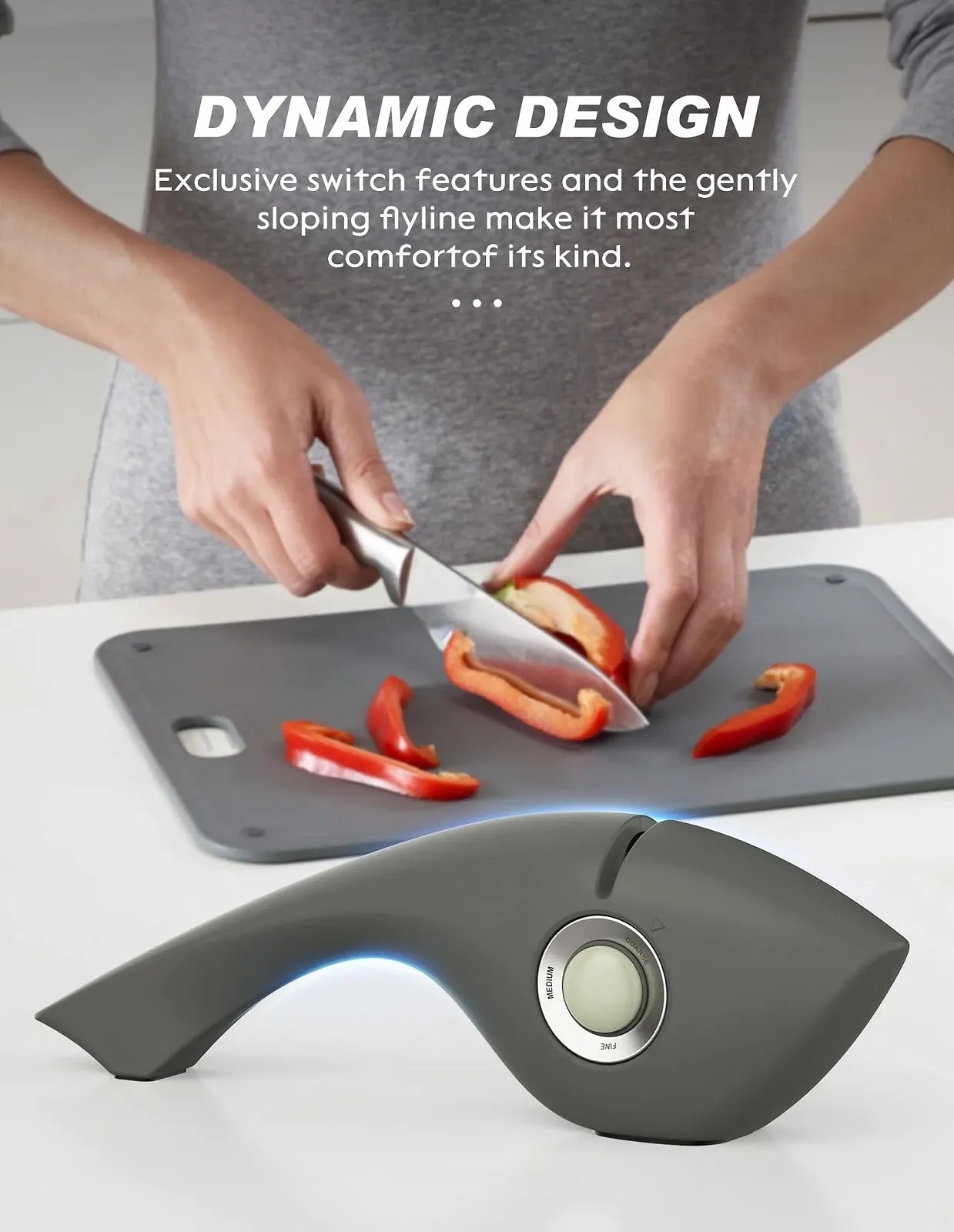 Точило для ножів Erised Bifrost ручна алмазна 3-рівнева 140 г з нековзною основою, фото №6 Точило для ножів Erised Bifrost ручна алмазна 3-рівнева 140 г з нековзною основою, фото №6