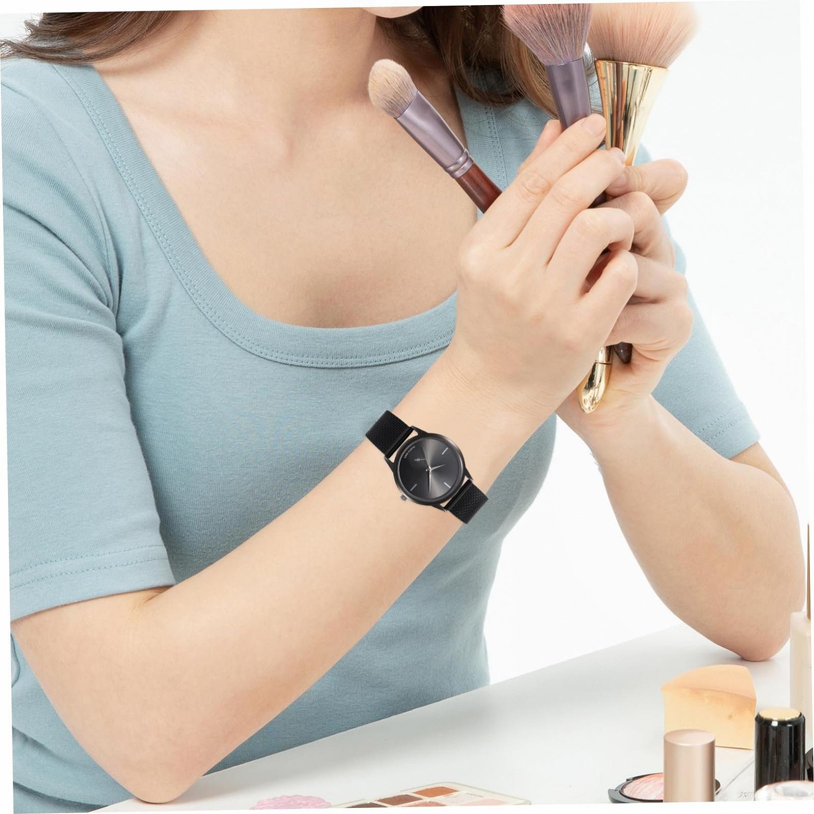 Healvian Жіночий Кварцовий Годинник з Сітчастим Браслетом, фото №6 Healvian Жіночий Кварцовий Годинник з Сітчастим Браслетом, фото №6