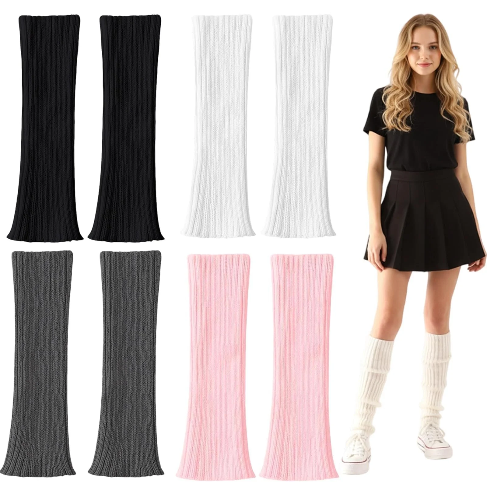 Гетри В'язані 4 пари, Гетри Жіночі, Ретро Стиль, фото №1 Гетри В'язані 4 пари, Гетри Жіночі, Ретро Стиль, фото №1